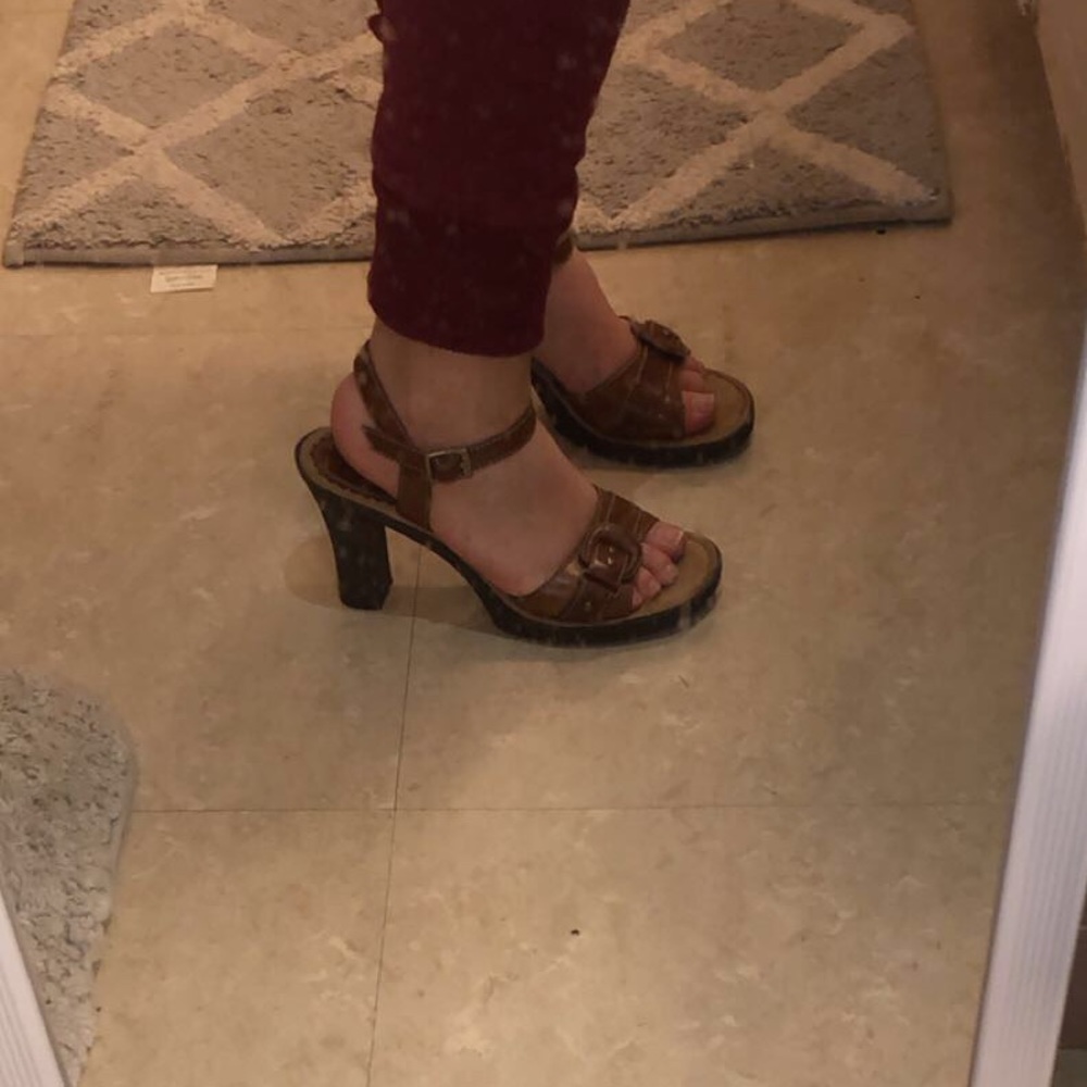 Brown heels
